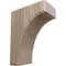 Ekena Millwork 3 1/2"W x 6"D x 8"H Clarksville Bracket, Walnut BKTW04X06X08CVWA - alternate 1
